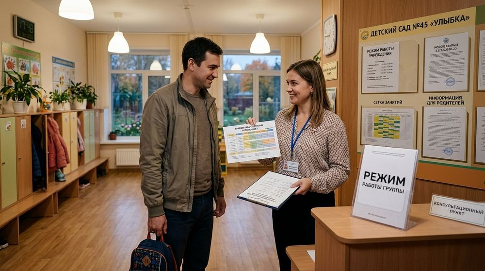 Режим работы дежурной группы детского сада