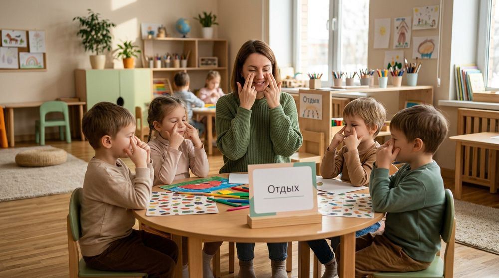 Физкультминутки для дошкольников: двигательные, дыхательные и зрительные паузы